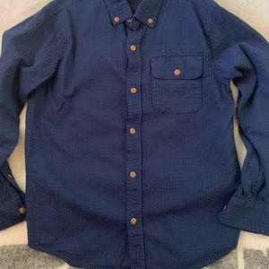 Boy’s Old Navy L Blue long sleeve button down shirt